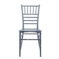 Ensemble 6 chaises Chiavari vintage GRIS Chiavarina pour restauration classique