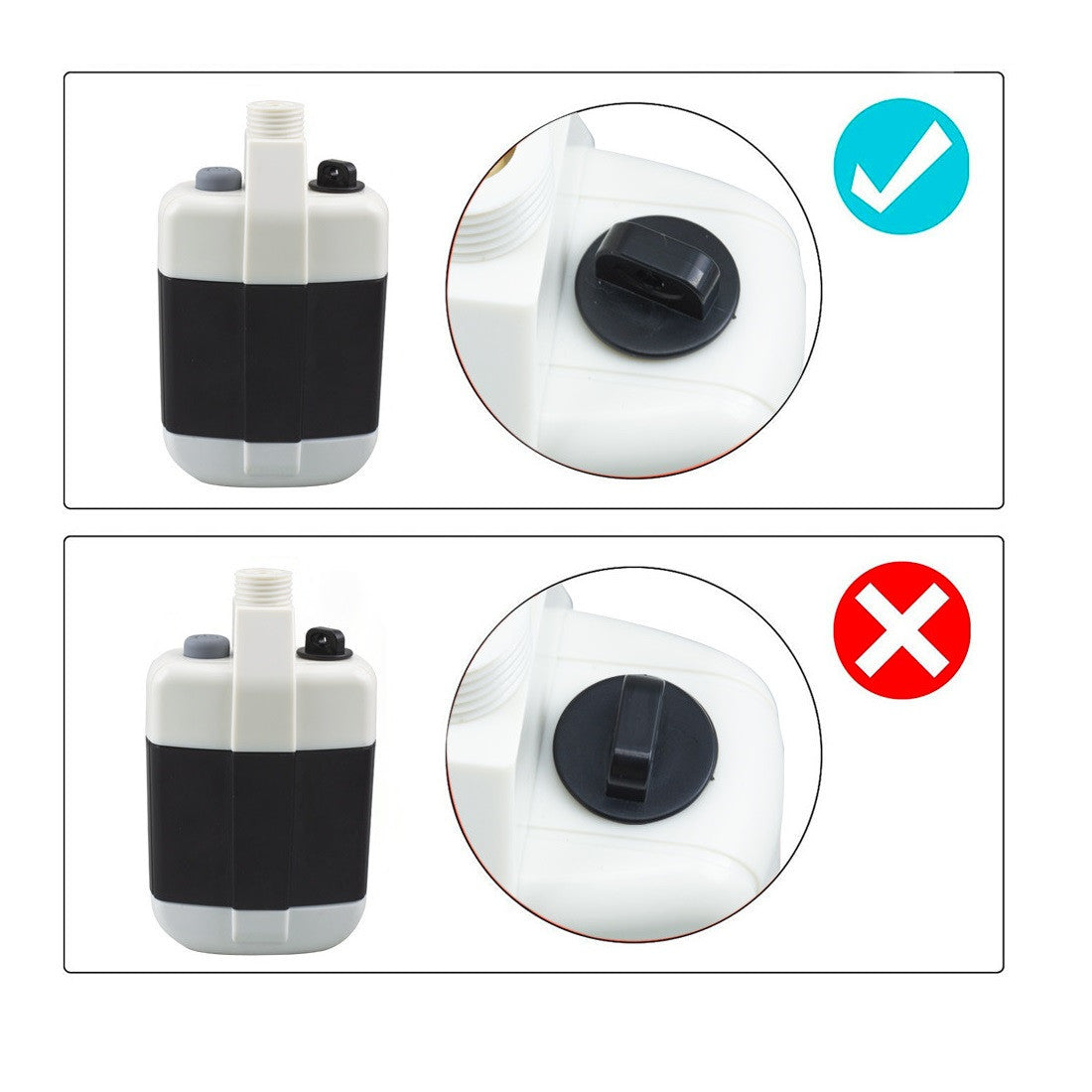 Douche portable rechargeable avec tuyau flexible pour le camping ou le jardin