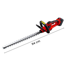 Taille-haie électrique sans fil rechargeable de 600W, lame de 51 cm.