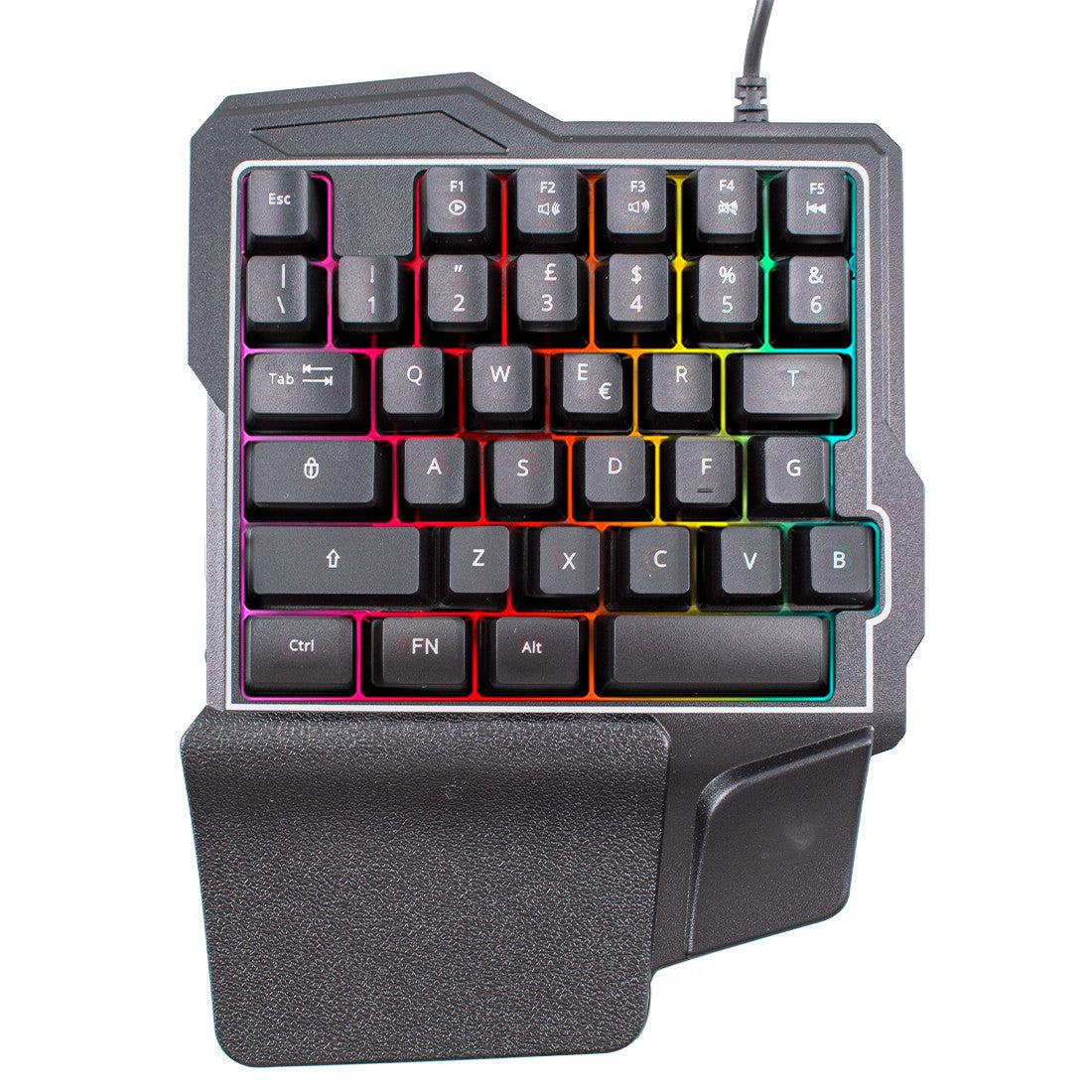 Clavier de jeu mécanique rétroéclairé avec 35 touches de jeu professionnel