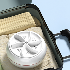 Mini lave-linge de voyage à turbine portable pour lessive