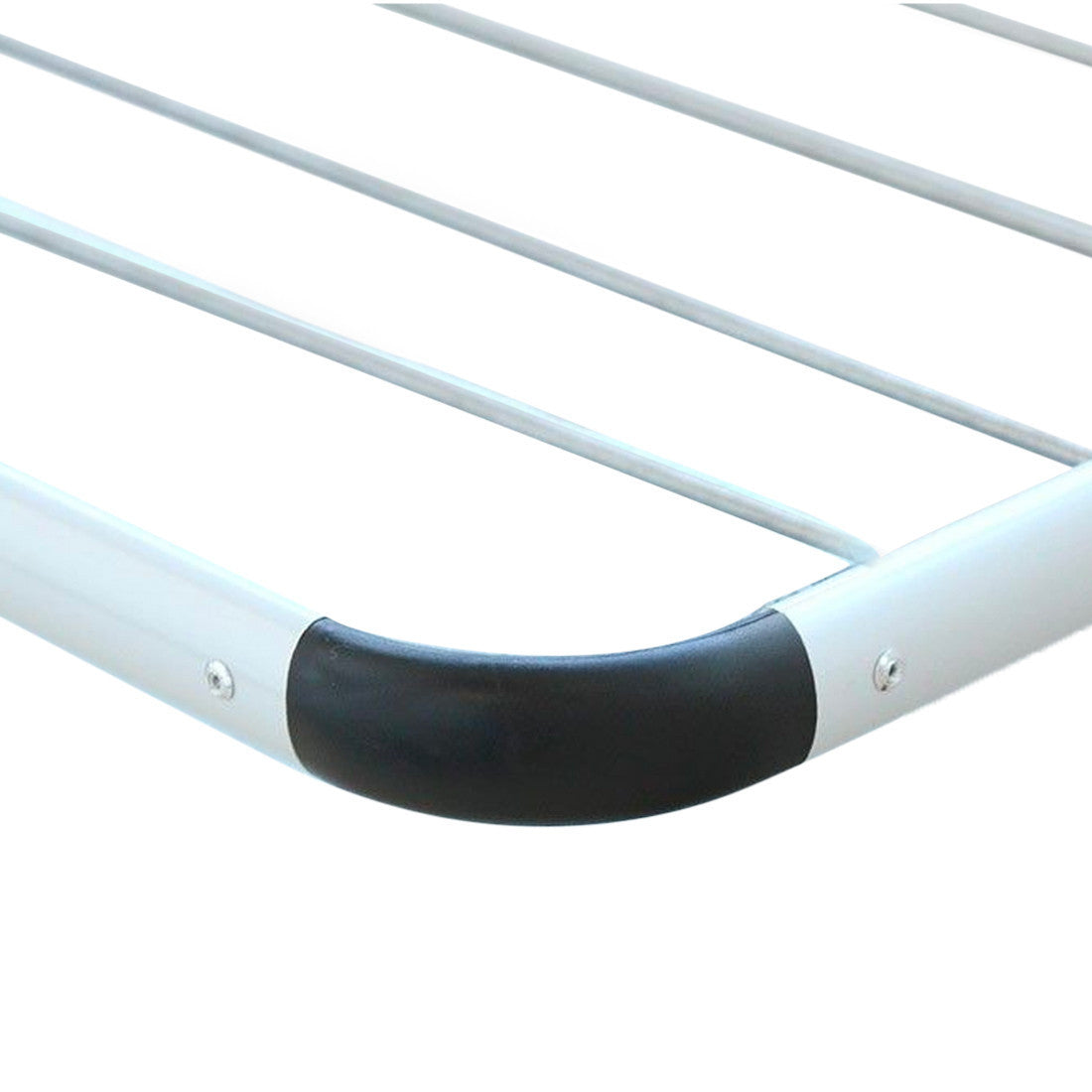 Corde à linge ou radiateur de balcon 54cm en aluminium et supports réglables