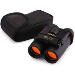Jumelles pliantes portables compactes 30x60 pour la chasse avec vision nocturne