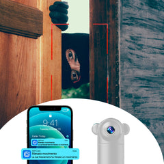 Mini caméra Rotation 180° Q-Sx82 Wi-Fi sans fil 1080p 4K Vision nocturne