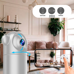 Mini caméra Rotation 180° Q-Sx82 Wi-Fi sans fil 1080p 4K Vision nocturne