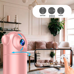 Mini caméra Rotation 180° Q-Sx82 Wi-Fi sans fil 1080p 4K Vision nocturne