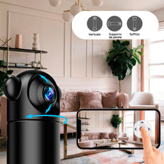 Mini caméra Rotation 180° Q-Sx82 Wi-Fi sans fil 1080p 4K Vision nocturne