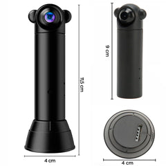 Mini caméra Rotation 180° Q-Sx82 Wi-Fi sans fil 1080p 4K Vision nocturne