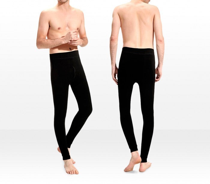 Leggings thermique Homme - MEGGINGS - Rabat avec clips en tissu extensible