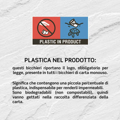 50 gobelets carton 180ml biodégradables compostables à usage unique pour café