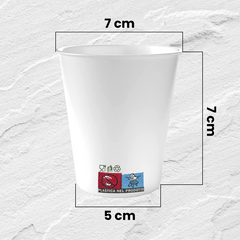 Pack de 150 Gobelets en Carton Jetables Biodégradables et Compostables 180 ml
