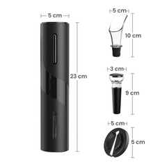 Ouvre-bouteille électrique à piles tire-bouchon automatique jeu vin bec verseur