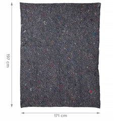 Couverture de déménagement 197x171cm Protection meubles gros objets tissu mixte