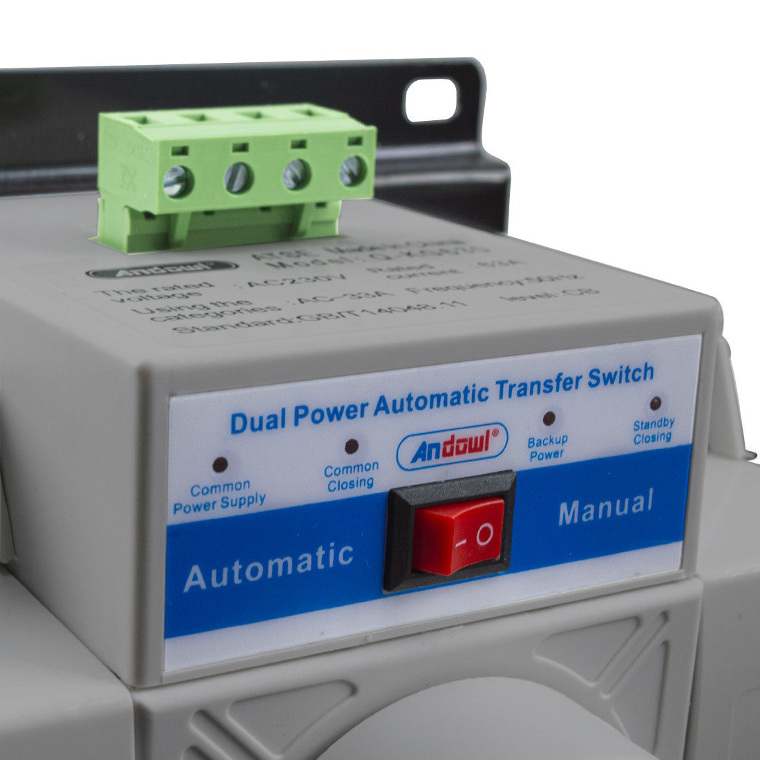 Interruptor de transferencia automática Generador de energía dual de 230 V