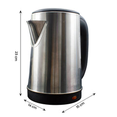 Bouilloire électrique inox 1,8lt 1500W voyant lumineux socle rotatif
