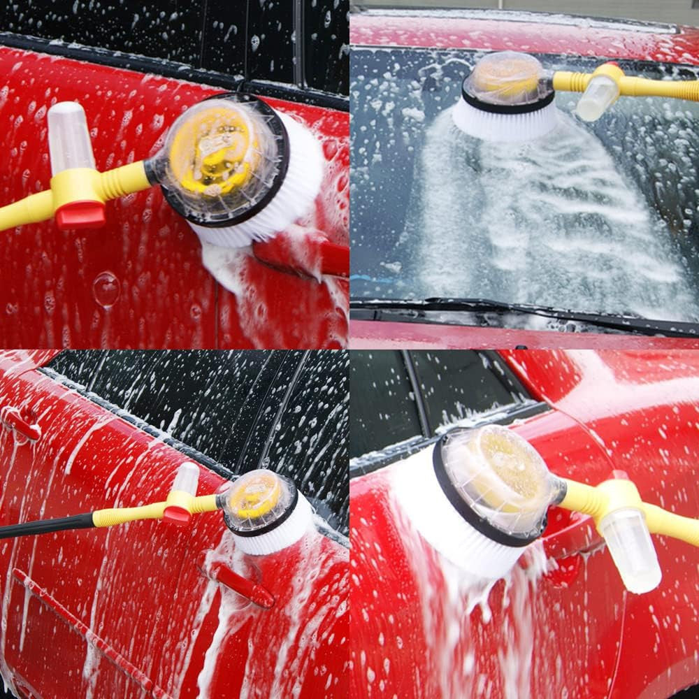 Brosse rotative haute pression lavage des vitres voiture avec réservoir savon