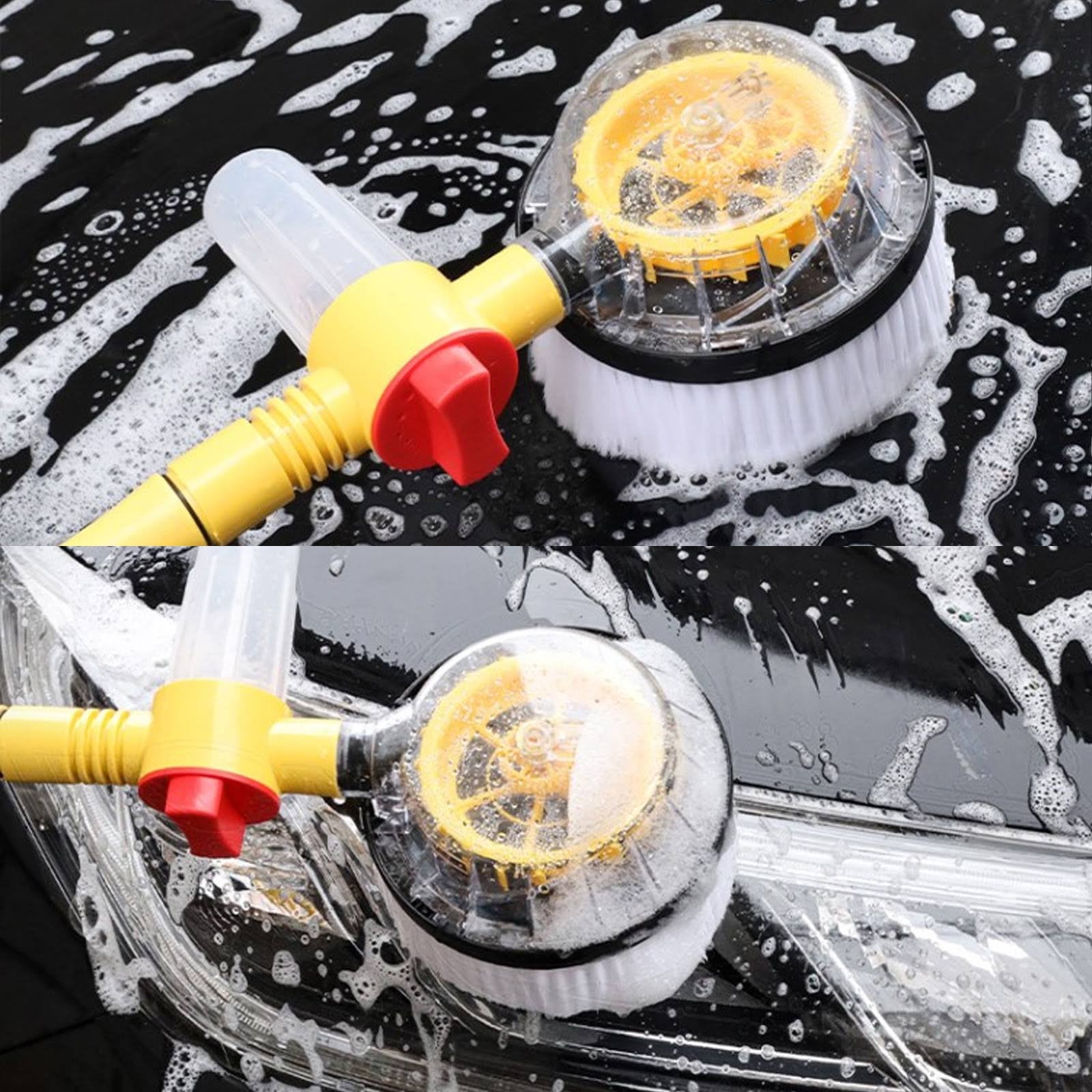 Brosse rotative haute pression lavage des vitres voiture avec réservoir savon