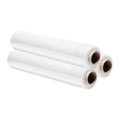 Lot 3 films étirables manuels rétractables couleur blanc lait 23 MY 3m  500 mm