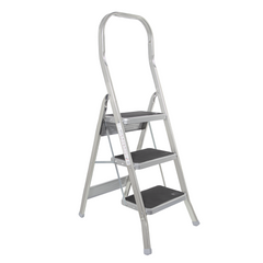 Échelle aluminium 3 marches SCAB 132cm art.760 Tabouret avec crochet de sécurité