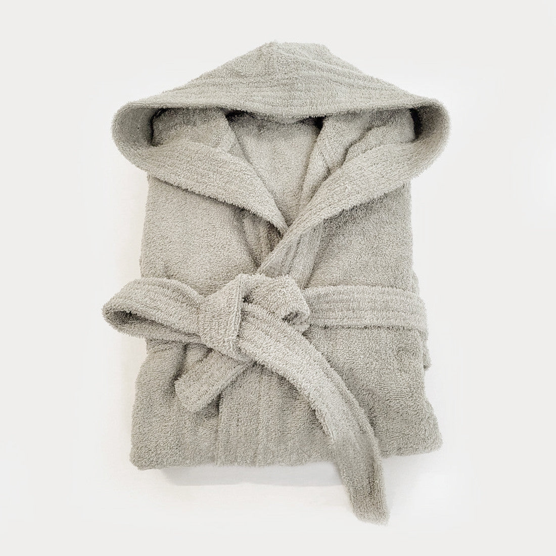 Peignoir éponge unisexe SUPREMA pour adulte avec capuche et poches couleur unie