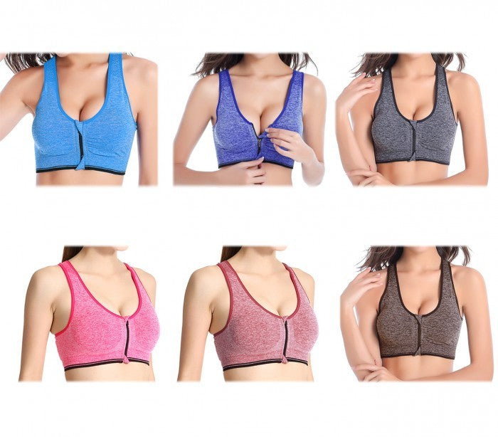 Ensemble de 3 soutiens gorge de sport - Brassière - mod. LESLIE