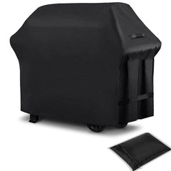 Housse pour barbecue en tissu imperméable 170X61X117 noir avec fermeture velcro