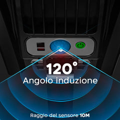 Lampe Solaire Phare Lanterne 80W W779B avec Détecteur Mouvement et Télécommande