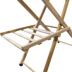 Table repasser en bois MARA pliable avec support pour fer à repasser 141x82x45cm