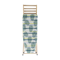 Table repasser en bois MARA pliable avec support pour fer à repasser 141x82x45cm
