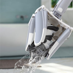 Balai serpillière Twist Clean Floor avec brosse rotative à 360°  en microfibre