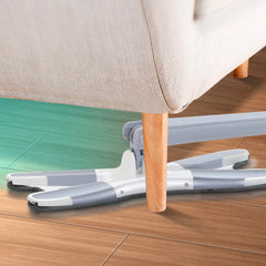 Balai serpillière Twist Clean Floor avec brosse rotative à 360°  en microfibre