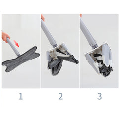 Balai serpillière Twist Clean Floor avec brosse rotative à 360°  en microfibre