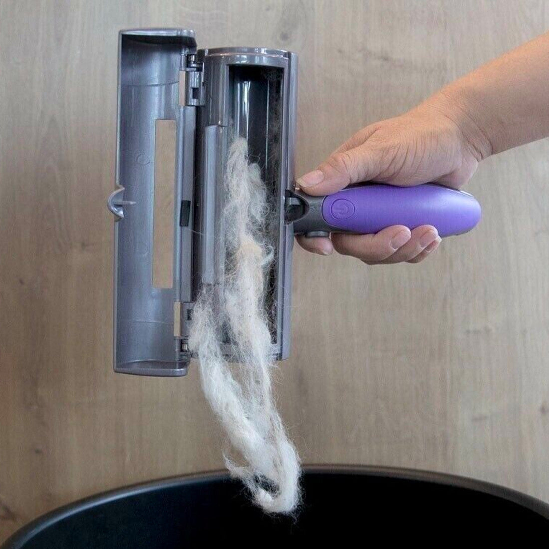 Rouleau brosse pour éliminer poils d'animaux compagnie sans fil réutilisable