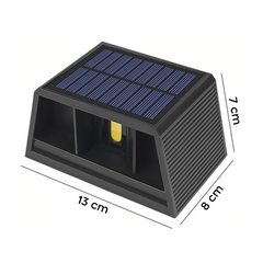 Applique solaire à double émission de chaleur et de lumière crépusculaire
