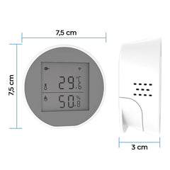 Thermostat numérique contrôle température et l'humidite télécommande Wi-Fi 2.4