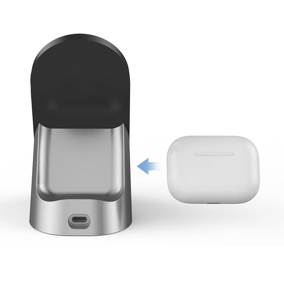 Chargeur sans fil magnétique 3 en 1 pour écouteurs, smartphone et smartwatch