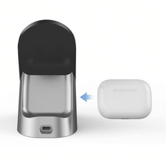Chargeur sans fil magnétique 3 en 1 pour écouteurs, smartphone et smartwatch