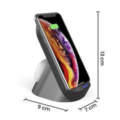 Chargeur sans fil magnétique 3 en 1 pour écouteurs, smartphone et smartwatch