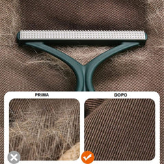 Ensemble de 2 Enleveurs de Peluches Manuelles Brosse Gratte-Peluches Portable