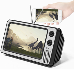 Amplificateur d'image pour smartphone effet loupe 12" Style Vintage