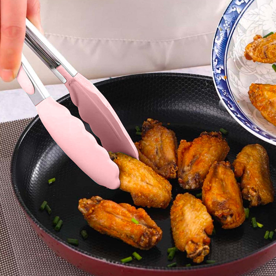Set 12 ustensiles cuisine silicone qualité alimentaire antiadhésifs résistants