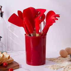 Set 12 ustensiles cuisine silicone qualité alimentaire antiadhésifs résistants