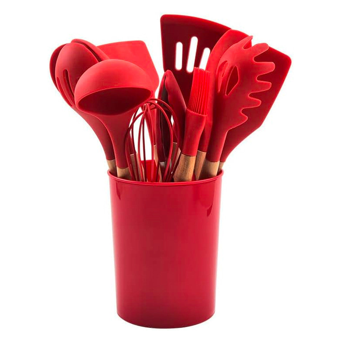 Set 12 ustensiles cuisine silicone qualité alimentaire antiadhésifs résistants