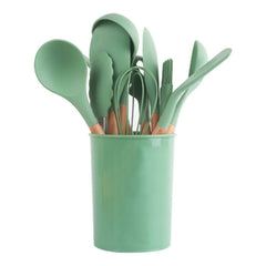 Set 12 ustensiles cuisine silicone qualité alimentaire antiadhésifs résistants
