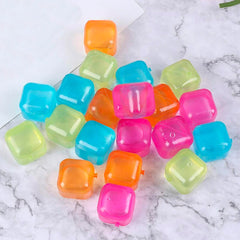 Ensemble de 40 glaçons en silicone réutilisables et colorés