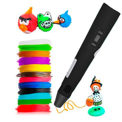Stylo pour l'impression 3D compatible avec les filaments PLA stéréoscopique