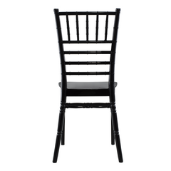 Ensemble de 2 chaises Chiavari noires au design vintage classique
