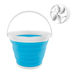 Sèche-linge pliable silicone 10L mini lave-linge portable avec turbine rotative