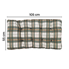 Coussin remplacement rembourré bois pour fauteuil relaxant MAS026 Motif écossais