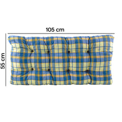 Coussin remplacement rembourré bois pour fauteuil relaxant MAS026 Motif écossais